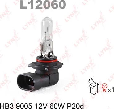 LYNXauto L12060 - Bulb, spotlight autospares.lv