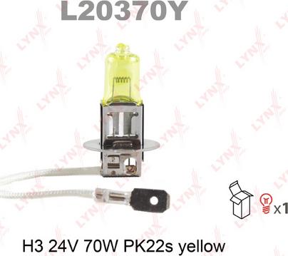 LYNXauto L20370Y - Bulb, fog light autospares.lv