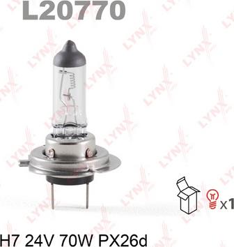 LYNXauto L20770 - Bulb, spotlight autospares.lv