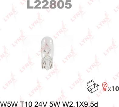 LYNXauto L22805 - Bulb autospares.lv