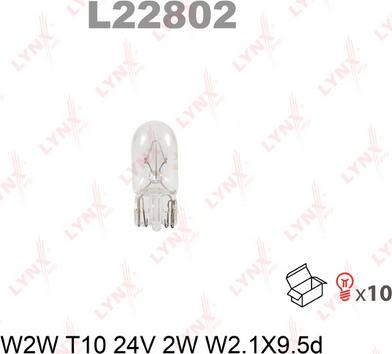 LYNXauto L22802 - Bulb autospares.lv