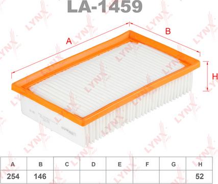 LYNXauto LA1459 - Air Filter, engine autospares.lv