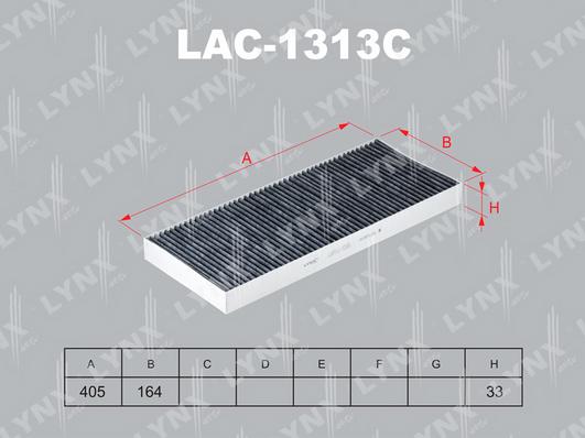LYNXauto LAC-1313C - Filter, interior air autospares.lv