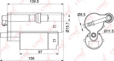 LYNXauto LF-997M - Fuel filter autospares.lv