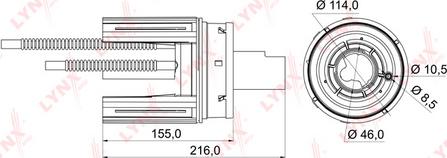 LYNXauto LF-974M - Fuel filter autospares.lv