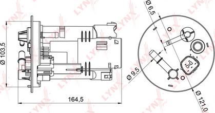 LYNXauto LF-970M - Fuel filter autospares.lv