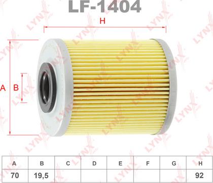 LYNXauto LF-1404 - Fuel filter autospares.lv