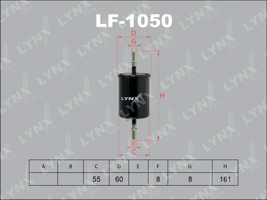 LYNXauto LF-1050 - Fuel filter autospares.lv