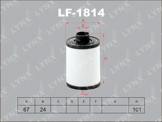 LYNXauto LF-1814 - Fuel filter autospares.lv