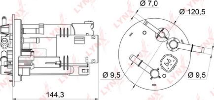 LYNXauto LF-362M - Fuel filter autospares.lv