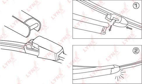 LYNXauto LR40P - Wiper Blade autospares.lv