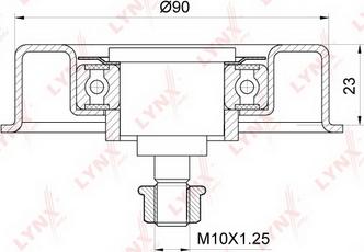 LYNXauto PB-5084 - Pulley, v-ribbed belt autospares.lv