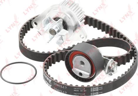 LYNXauto PW-1173 - Water Pump & Timing Belt Set autospares.lv