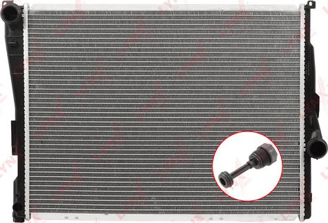 LYNXauto RB-2067 - Radiator, engine cooling autospares.lv