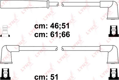 LYNXauto SPC5120 - Ignition Cable Kit autospares.lv