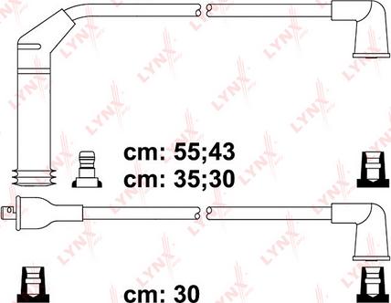 LYNXauto SPE5513 - Ignition Cable Kit autospares.lv