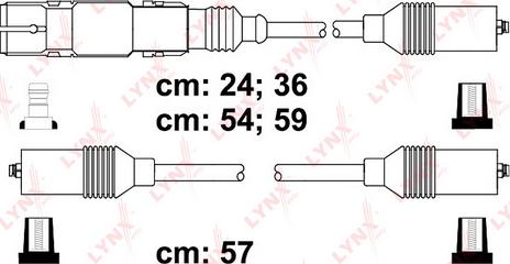 LYNXauto SPE8003 - Ignition Cable Kit autospares.lv