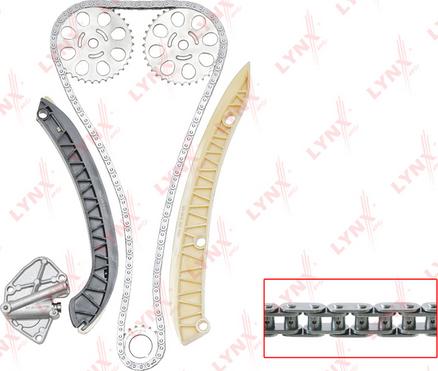 LYNXauto TK-0004 - Timing Chain Kit autospares.lv