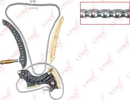 LYNXauto TK-0012 - Timing Chain Kit autospares.lv