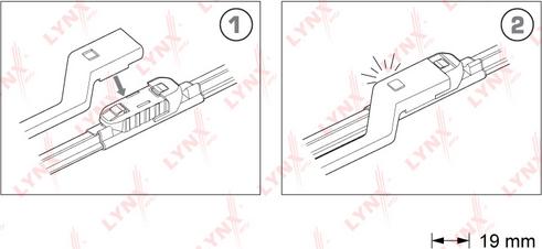 LYNXauto XF6045P - Wiper Blade autospares.lv