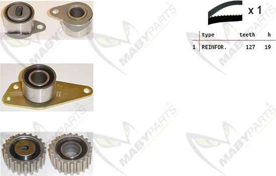 Mabyparts OBK010426 - Timing Belt Set autospares.lv