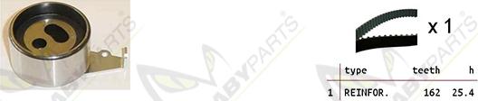 Mabyparts OBK010474 - Timing Belt Set autospares.lv