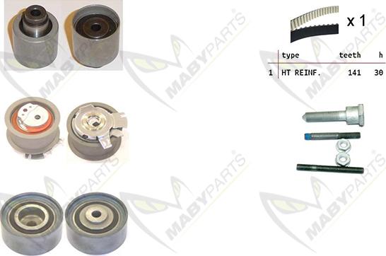 Mabyparts OBK010092 - Timing Belt Set autospares.lv