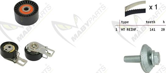 Mabyparts OBK010060 - Timing Belt Set autospares.lv