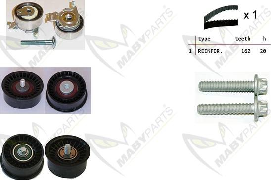 Mabyparts OBK010101 - Timing Belt Set autospares.lv