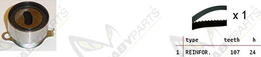 Mabyparts OBK010366 - Timing Belt Set autospares.lv