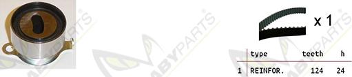 Mabyparts OBK010313 - Timing Belt Set autospares.lv