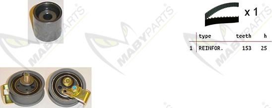 Mabyparts OBK010317 - Timing Belt Set autospares.lv