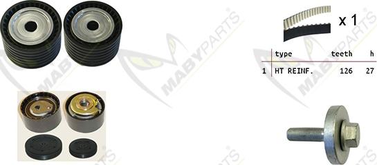 Mabyparts OBK010339 - Timing Belt Set autospares.lv
