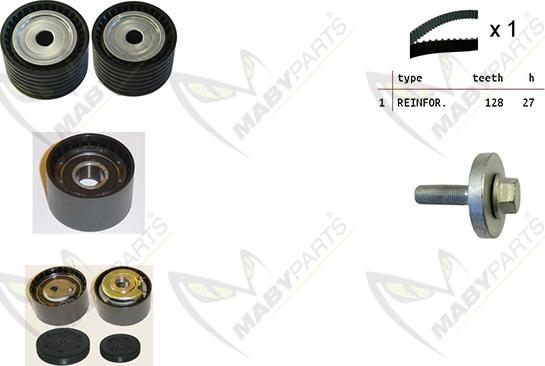 Mabyparts OBK010224 - Timing Belt Set autospares.lv