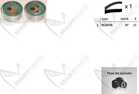 Mabyparts OBKWP0071 - Water Pump & Timing Belt Set autospares.lv