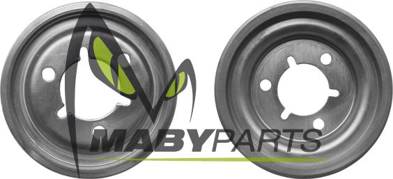 Mabyparts ODP121025 - Belt Pulley, crankshaft autospares.lv