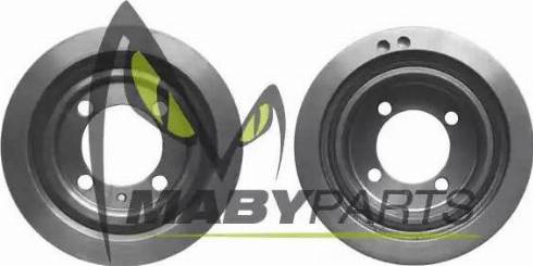 Mabyparts ODP212096 - Belt Pulley, crankshaft autospares.lv