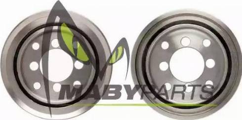 Mabyparts ODP212057 - Belt Pulley, crankshaft autospares.lv