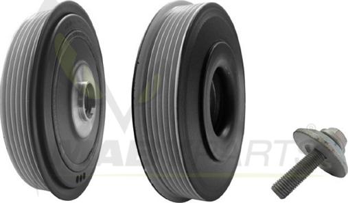 Mabyparts OPK313009 - Belt Pulley, crankshaft autospares.lv