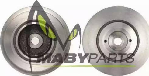 Mabyparts PV86095O - Belt Pulley, crankshaft autospares.lv
