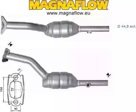 Magnaflow 66304 - Catalytic Converter autospares.lv