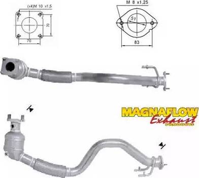 Magnaflow 68806 - Catalytic Converter autospares.lv