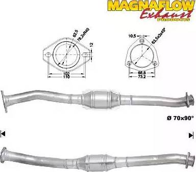 Magnaflow 80967D - Catalytic Converter autospares.lv