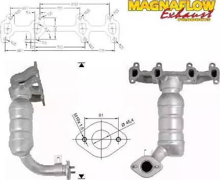 Magnaflow 82583 - Catalytic Converter autospares.lv