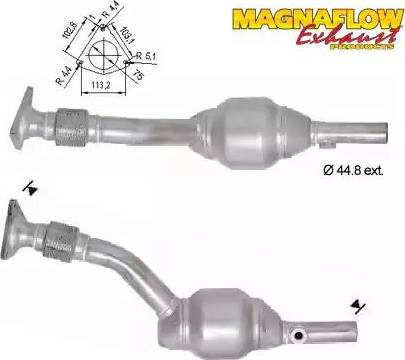 Magnaflow 76351 - Catalytic Converter autospares.lv