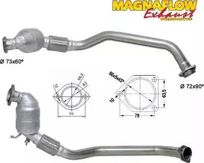 Magnaflow 70602D - Catalytic Converter autospares.lv