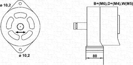 Magneti Marelli 944356231010 - Alternator autospares.lv