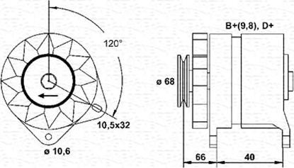 Magneti Marelli 944321059010 - Alternator autospares.lv