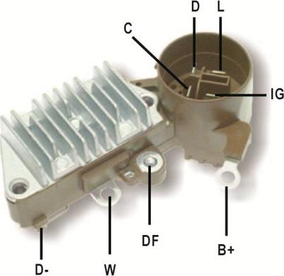 Magneti Marelli 940016082400 - Voltage regulator, alternator autospares.lv