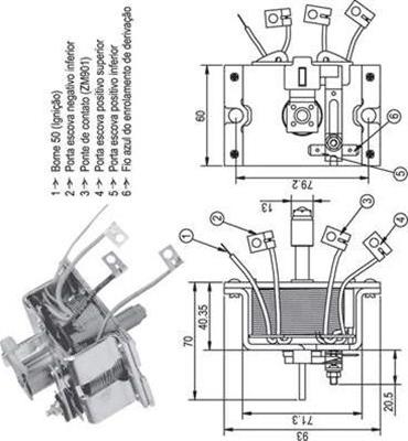 Magneti Marelli 940113050337 - Solenoid Switch, starter autospares.lv